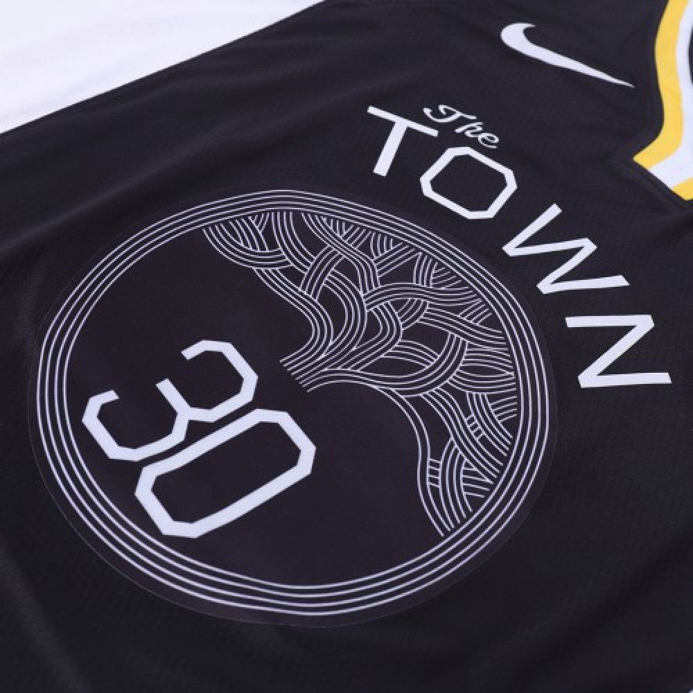 Men's Golden State Warriors Stephen Curry #30 Black Swingman Jersey - Statement Edition-Pro Kit Vault | Brand New 26/27 Sports Jerseys